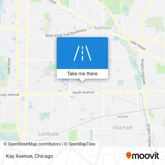 Mapa de Kay Avenue