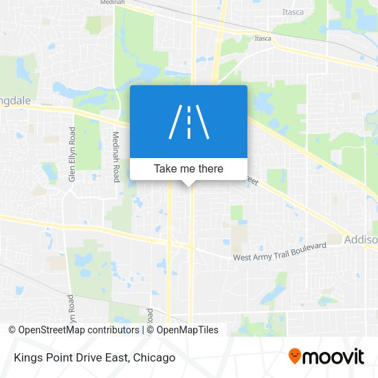 Mapa de Kings Point Drive East