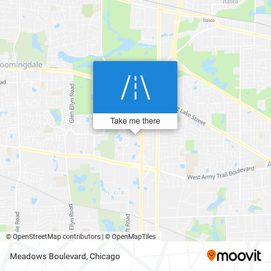 Meadows Boulevard map
