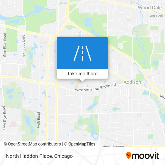 North Haddon Place map