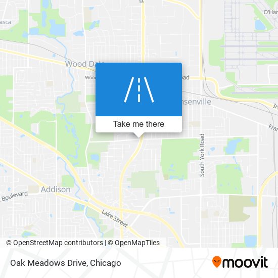 Oak Meadows Drive map