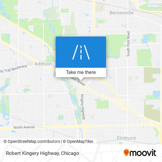 Robert Kingery Highway map