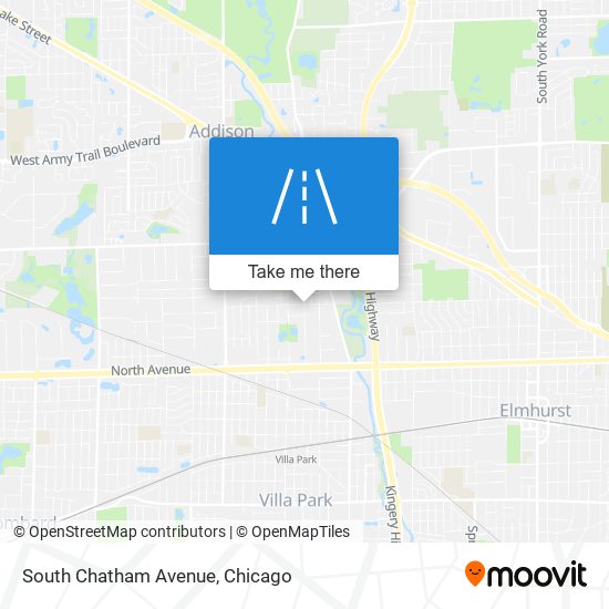 South Chatham Avenue map