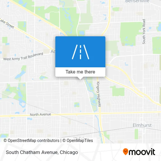 South Chatham Avenue map