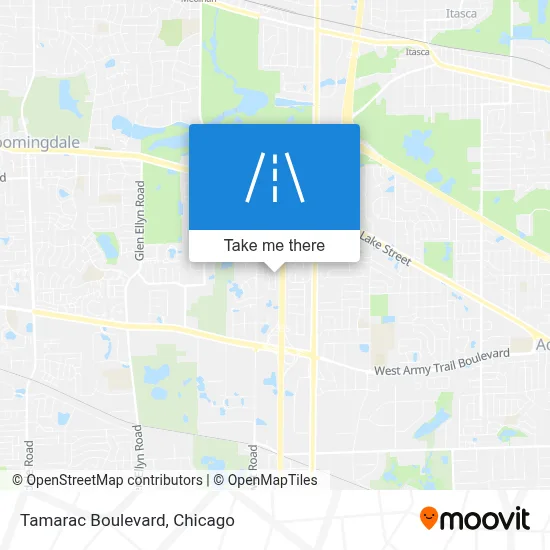 Tamarac Boulevard map