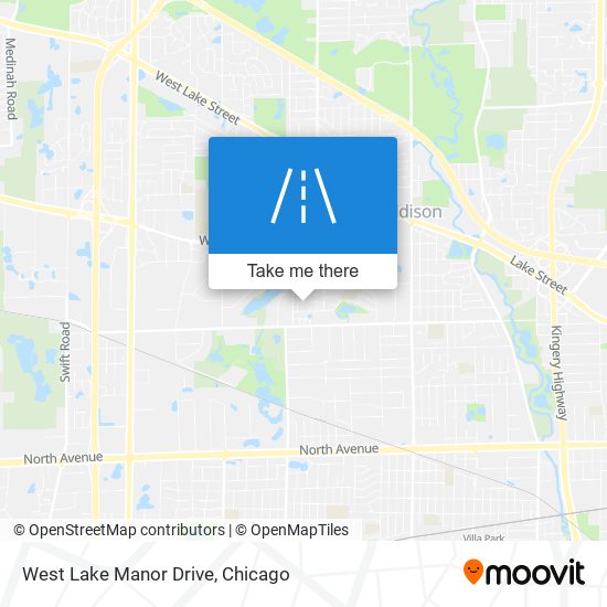 Mapa de West Lake Manor Drive
