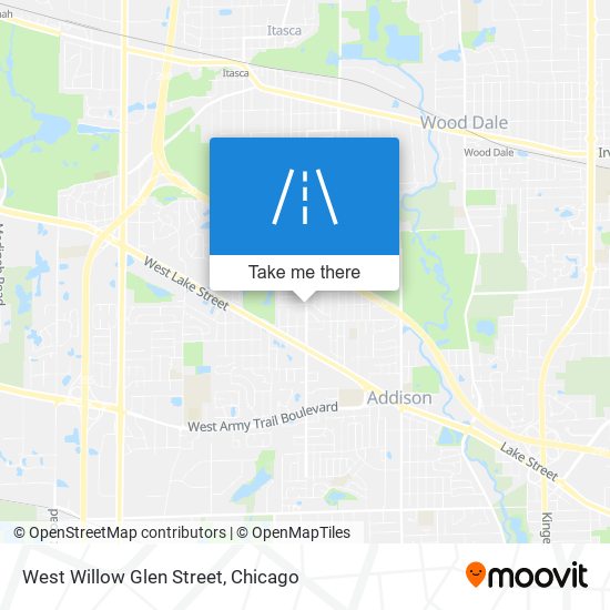 West Willow Glen Street map