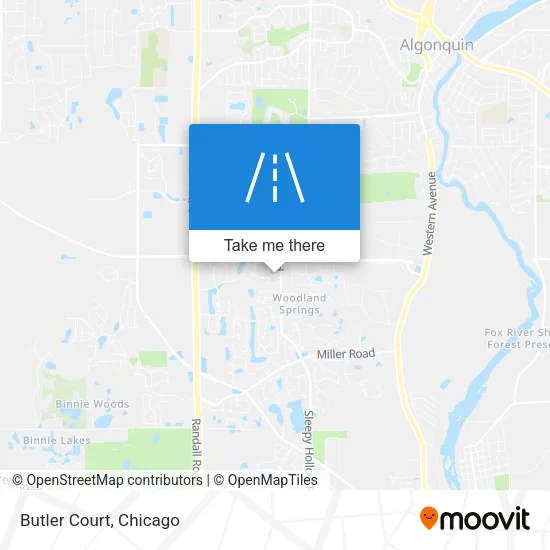 Butler Court map