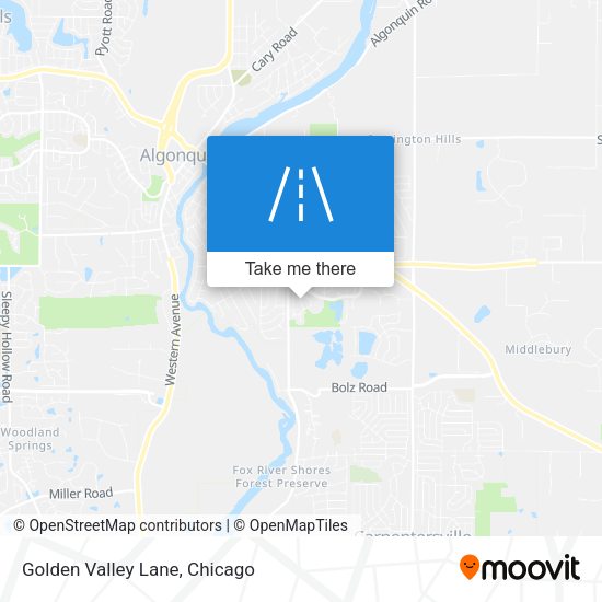 Mapa de Golden Valley Lane