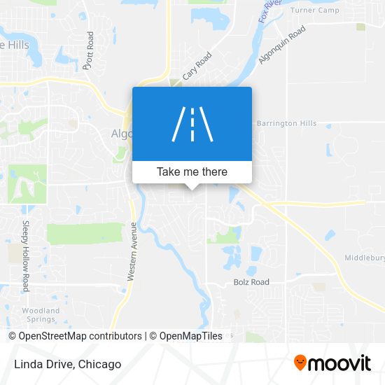 Mapa de Linda Drive