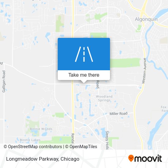 Mapa de Longmeadow Parkway
