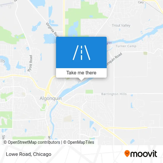 Lowe Road map