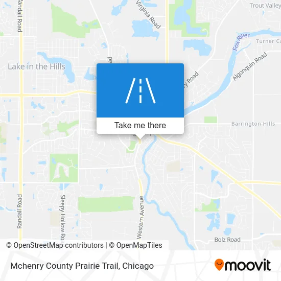 Mchenry County Prairie Trail map