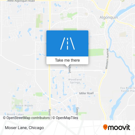 Mapa de Moser Lane
