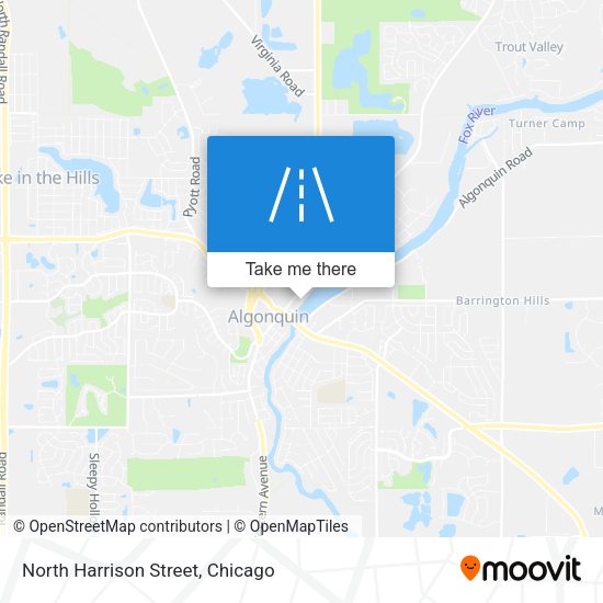 Mapa de North Harrison Street