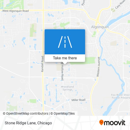 Stone Ridge Lane map