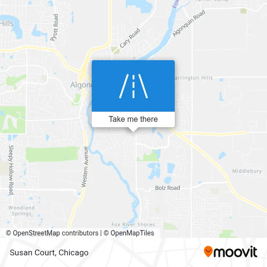 Susan Court map