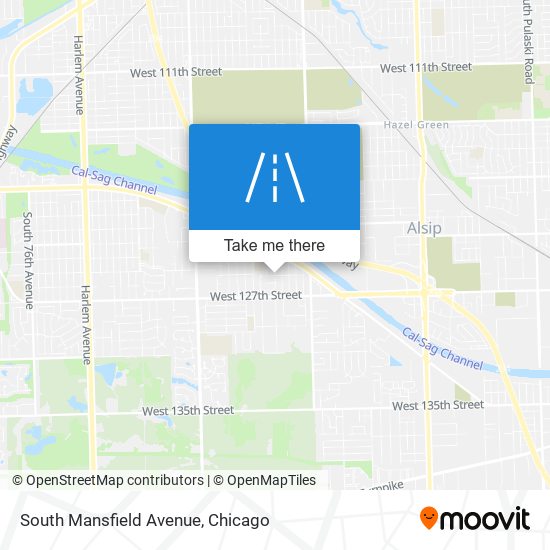 South Mansfield Avenue map