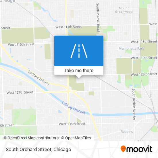 Mapa de South Orchard Street