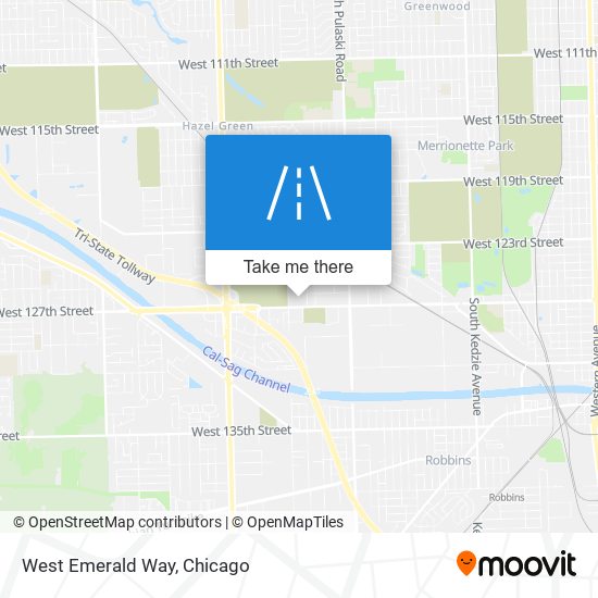 West Emerald Way map