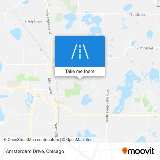 Amsterdam Drive map