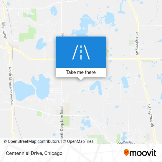 Centennial Drive map