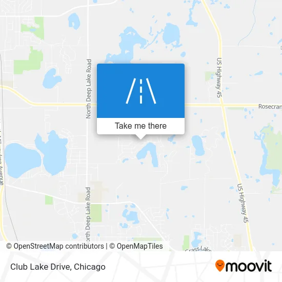 Club Lake Drive map