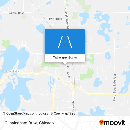 Cunningham Drive map