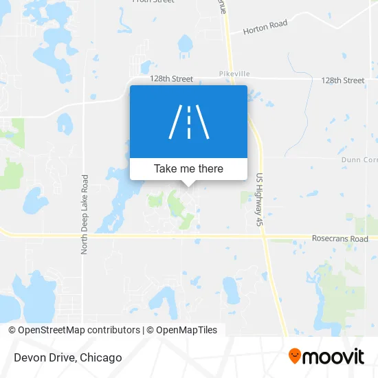 Devon Drive map