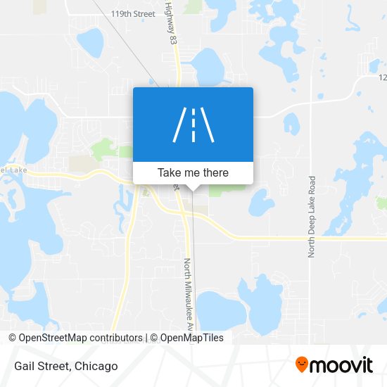 Mapa de Gail Street