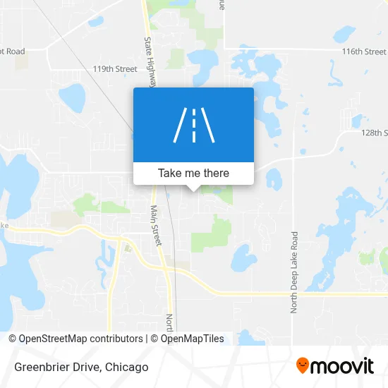 Greenbrier Drive map