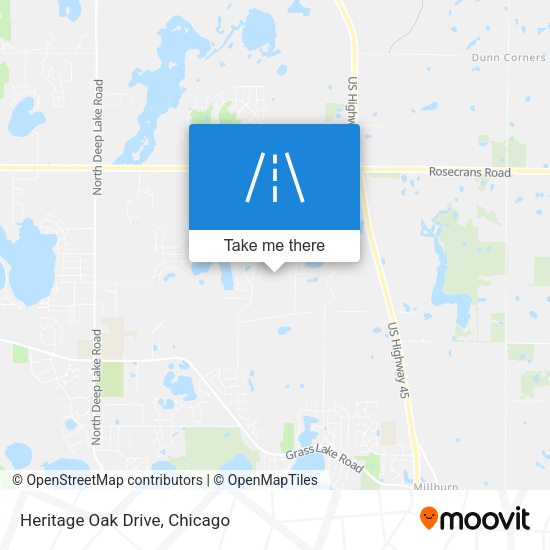 Heritage Oak Drive map