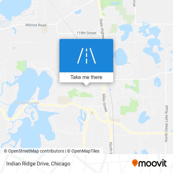 Indian Ridge Drive map