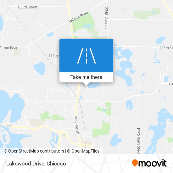 Lakewood Drive map