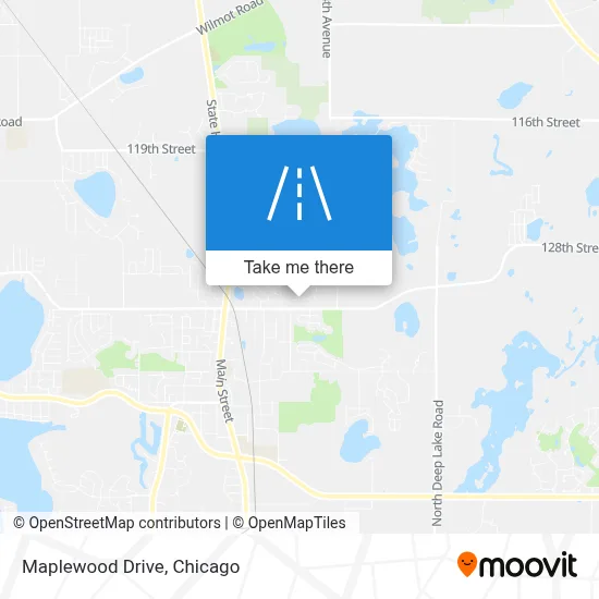 Maplewood Drive map