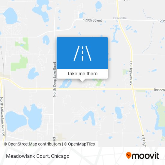 Mapa de Meadowlank Court