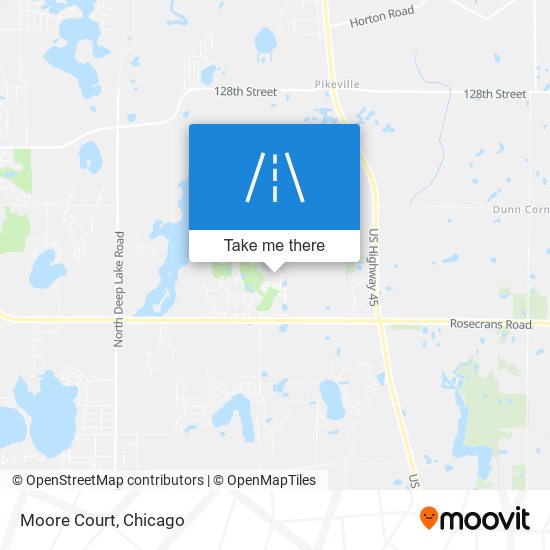 Mapa de Moore Court