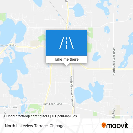 North Lakeview Terrace map