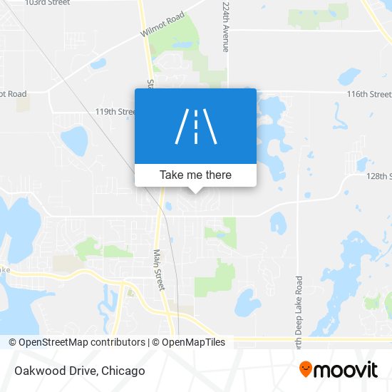 Oakwood Drive map