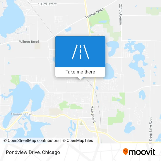 Pondview  Drive map