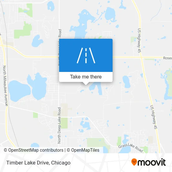 Timber Lake Drive map