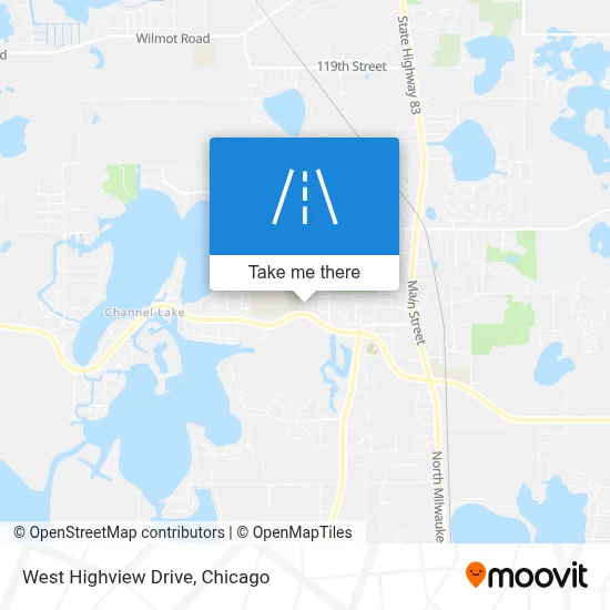 West Highview Drive map