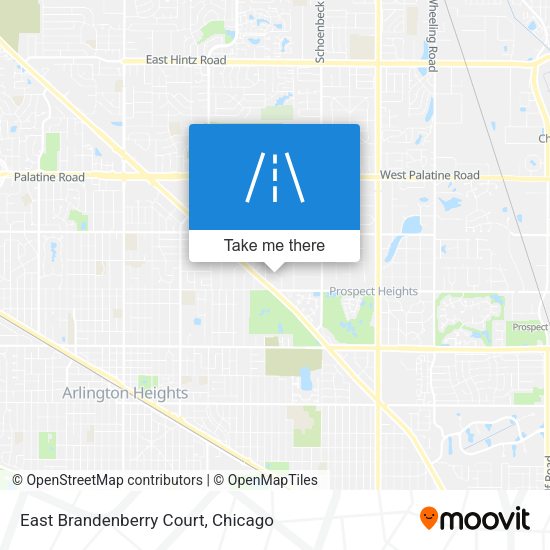 East Brandenberry Court map