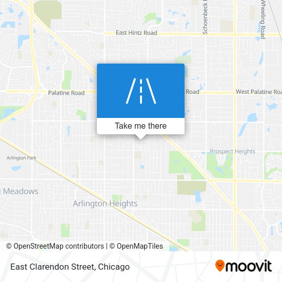 East Clarendon Street map