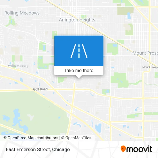 East Emerson Street map