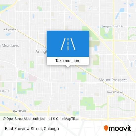 East Fairview Street map