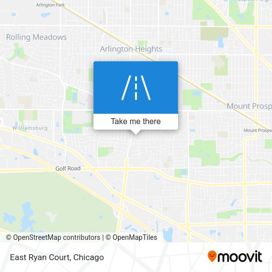 Mapa de East Ryan Court