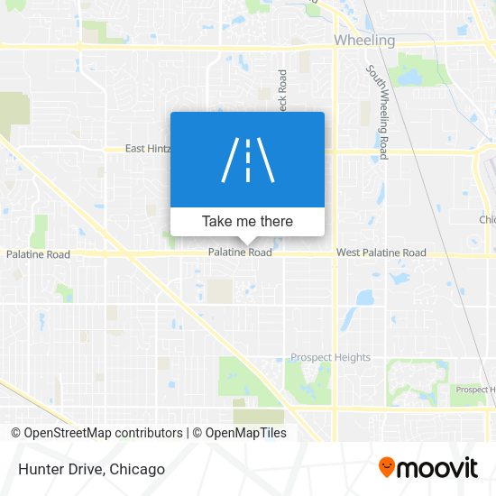 Mapa de Hunter Drive