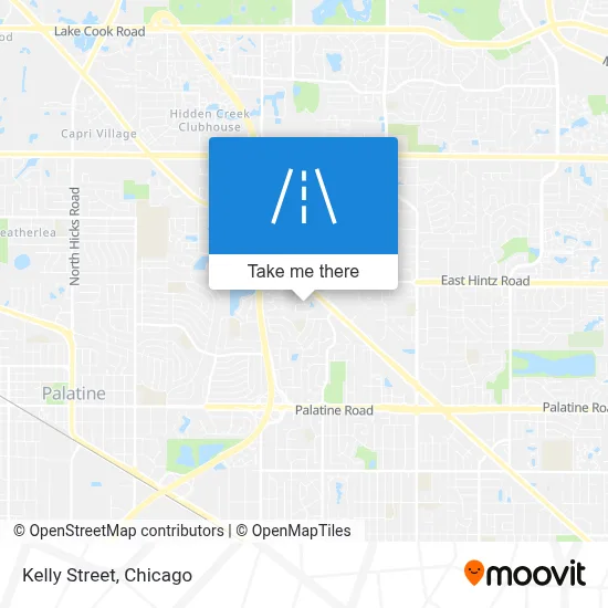 Kelly Street map