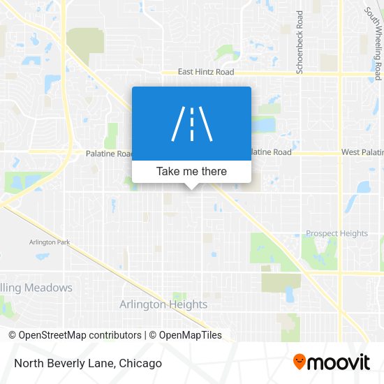 Mapa de North Beverly Lane